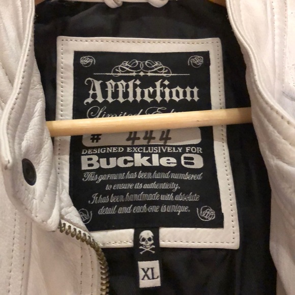 Affliction limited edition leather jacket - Picture 2 of 4